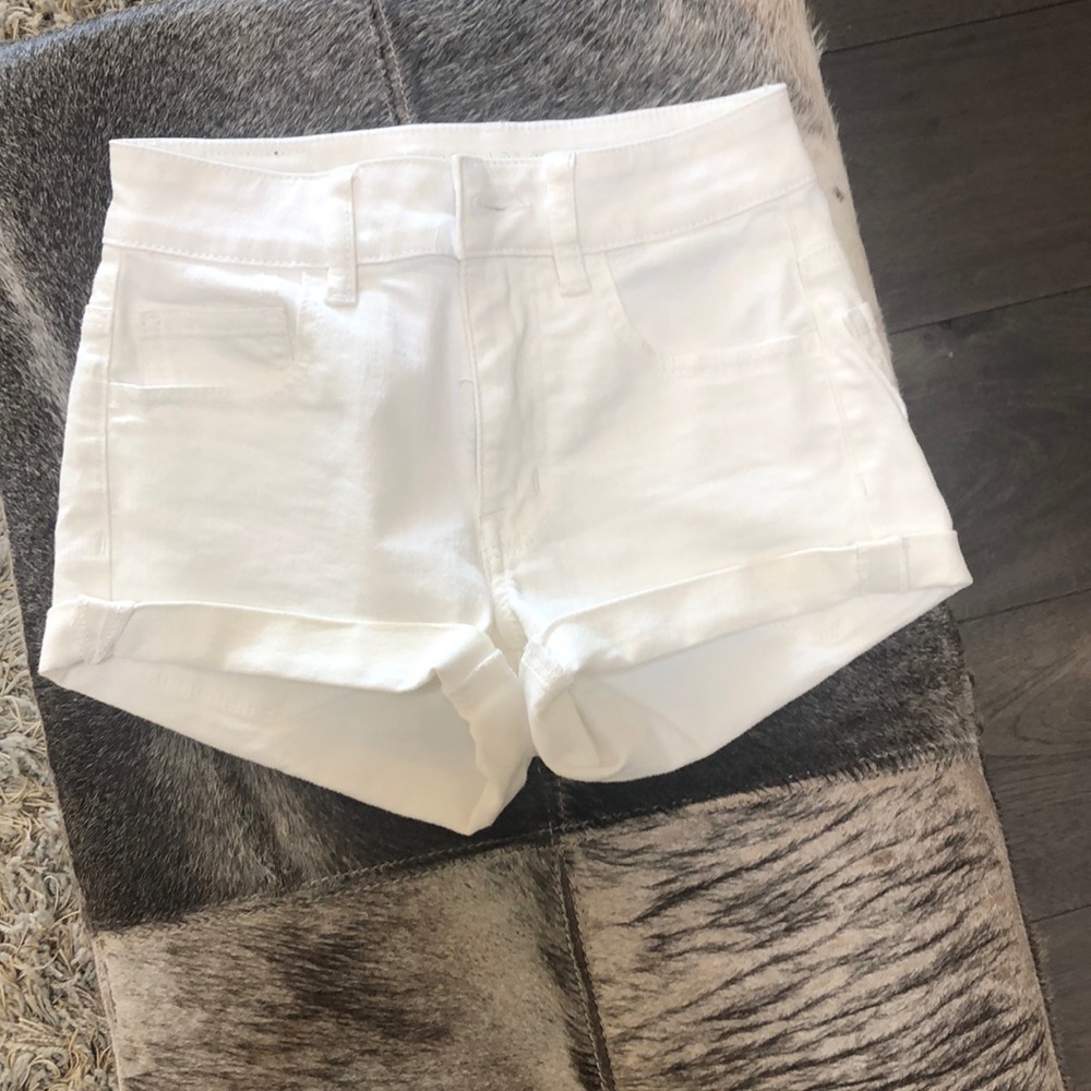White American eagle shorts double zero